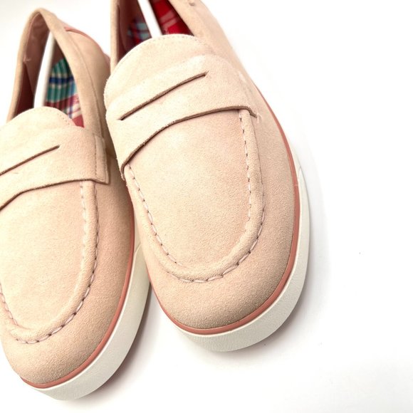 Cole Haan Womens Nantucket 2.0 Penny Loafer Pink Leather Slip On Shoes 10.5 - Picture 5 of 12